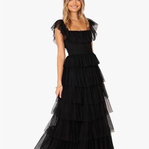 Petal & Pup Black Maxi Dress